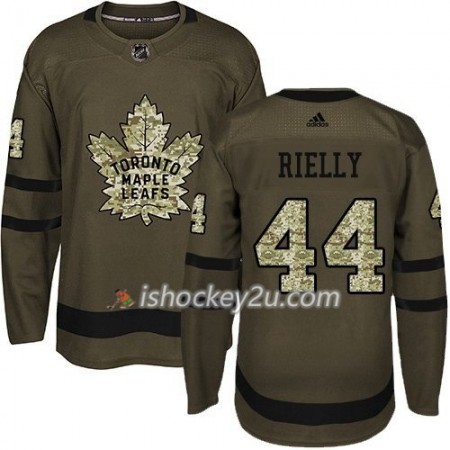Mænd NHL Toronto Maple Leafs Trøje Morgan Rielly 44 Adidas 2017-2018 Camo Grøn Authentic
